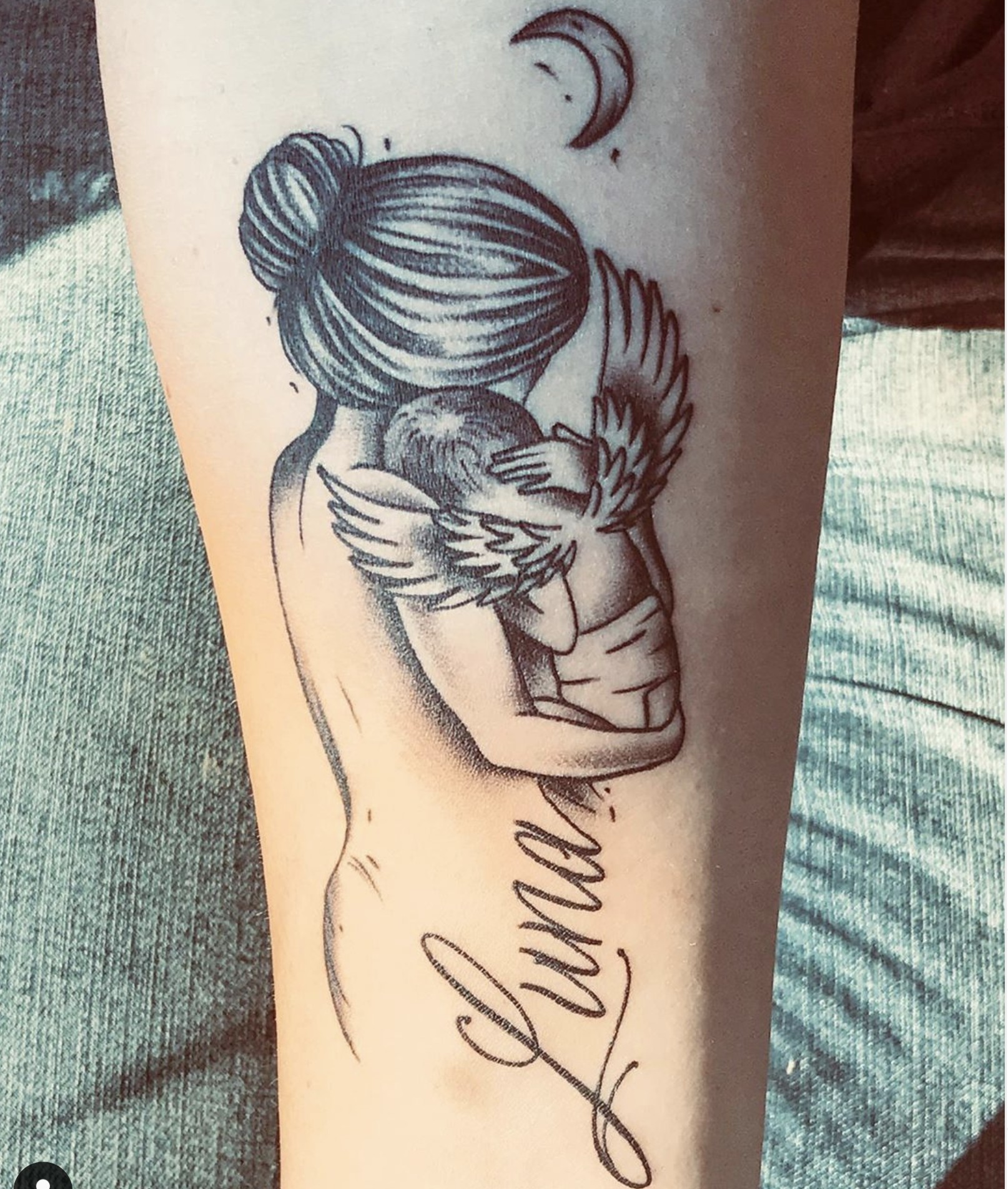 Miscarriage Tattoo - Angel With Mom Livinglanders